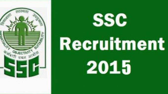 SSC CGL 2015 Notification Online Application Form