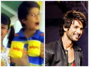 Shahid Kapoor then and now