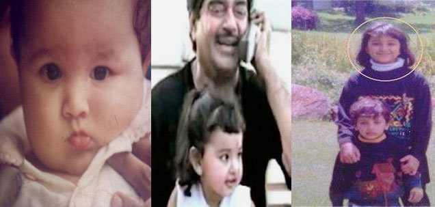 Sonakshi Sinha Baby Pictures Childhood family pictures with fathe r