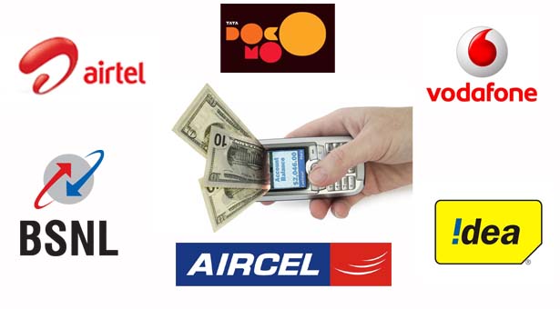 Transfer Balance From Airtel, Idea, Uninor, Tata Docomo, Aircel, BSNL, Vodafone