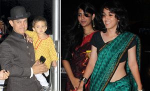 Aamir Khan young daughter and small child kids
