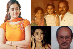 meena actress father and childhood pictures