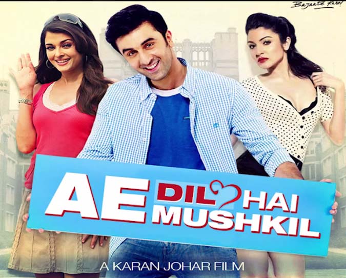 Ae Dil Hai Mushkil Karan Johar Movie 2016 Release Date Poster Star Cast Story